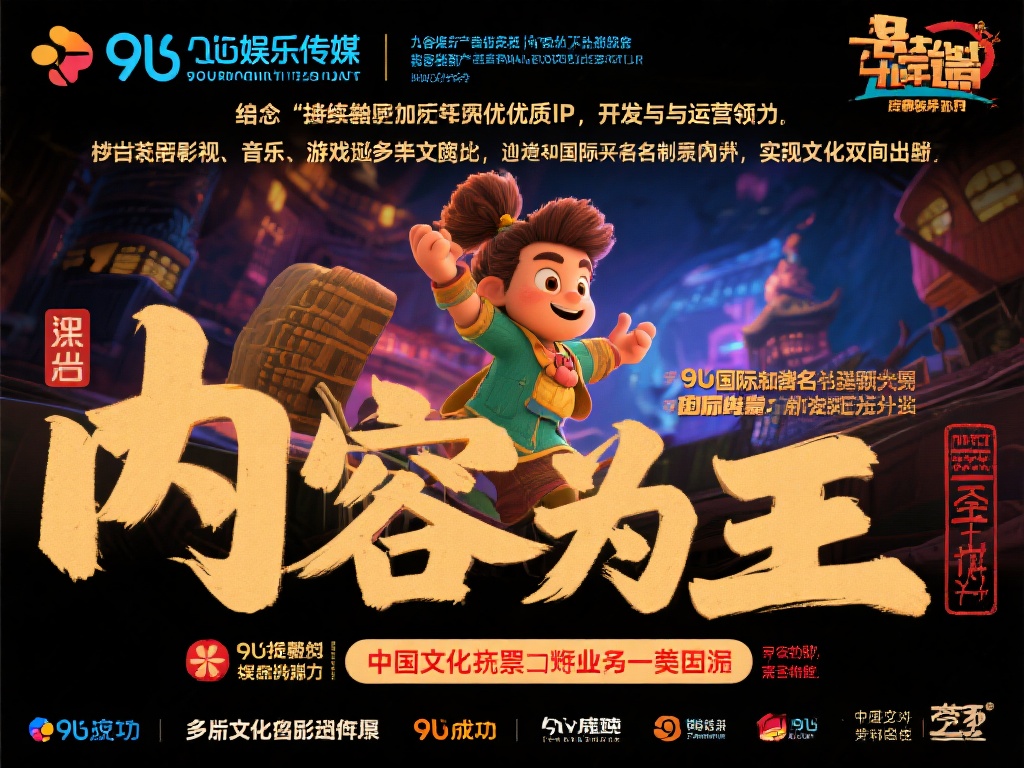 除了技术创新，九游娱乐传媒在内容生产上同样不遗余力